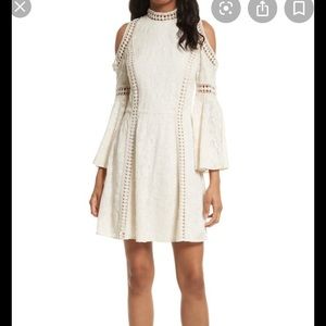 Alice & Olivia Enya embroidered dress